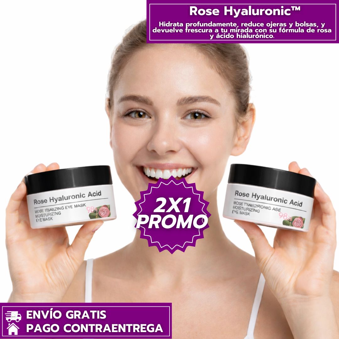 Oferta Especial 2x1 Rose Hyaluronic™: Hidratación y Frescura para Ojos Cansados Belleza Elorien